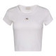 Calvin Klein Γυναικεία κοντομάνικη μπλούζα Slim Ribbed Cotton Badge T-shirt